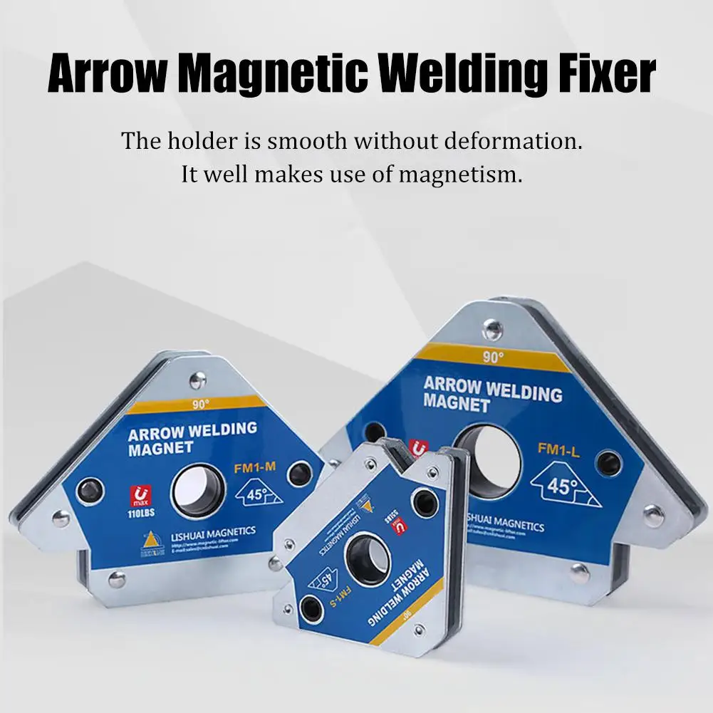 1/2Pcs/Set Welding Tool Multi-angle Solder Magnet Holder No Deformation Corrosion Resistance Arrow Clamp Welding Fixer Arrows