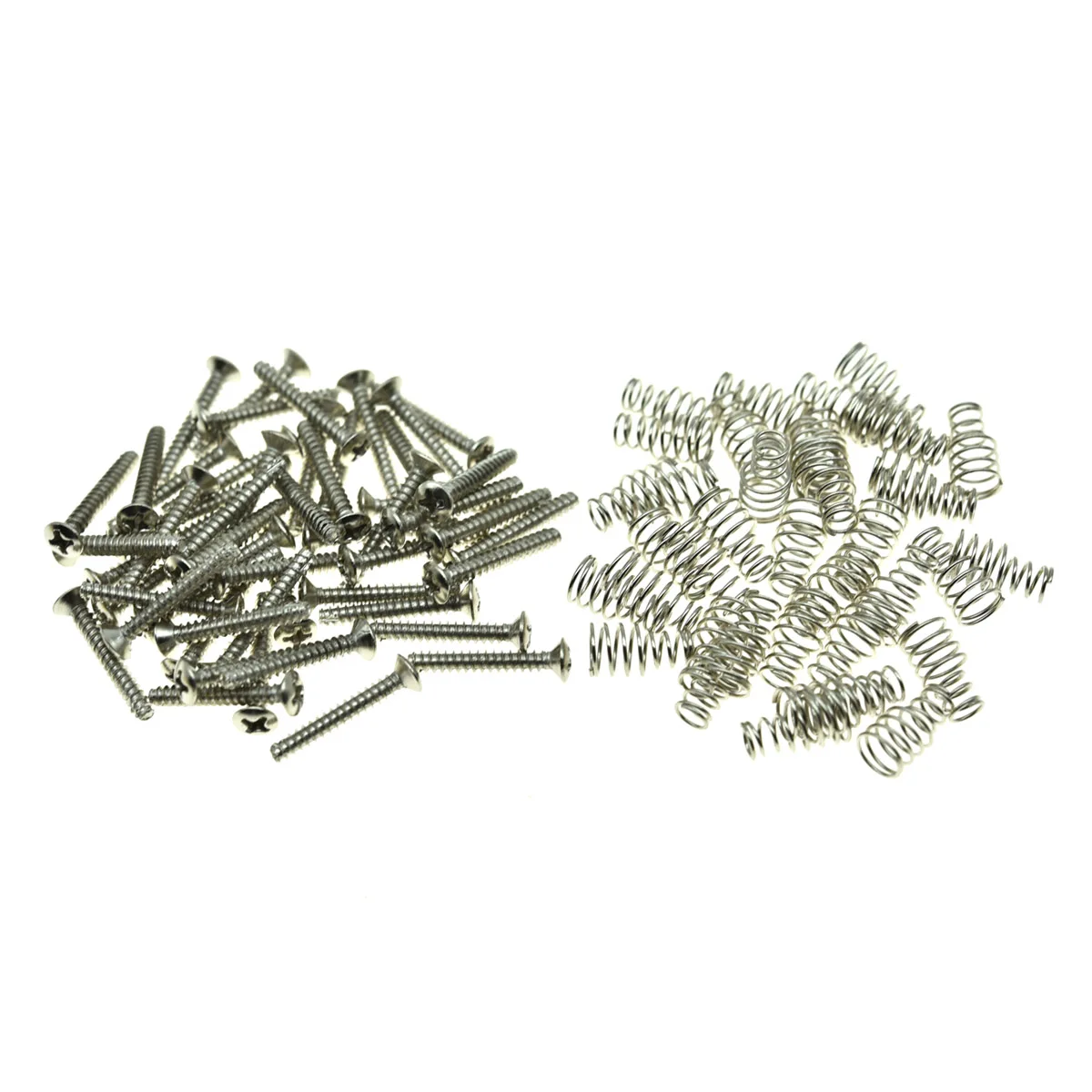 KAISH Pack of 50 Metric Thread M3 Single Coil Pickup Mounting Screws and Springs 3*21.5mm for ST TL