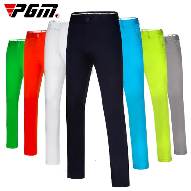 

PGM Men Golf Pants Breathable Golfwear Trousers Match Suit Fast Drying Fabric KUZ005 Wholesale