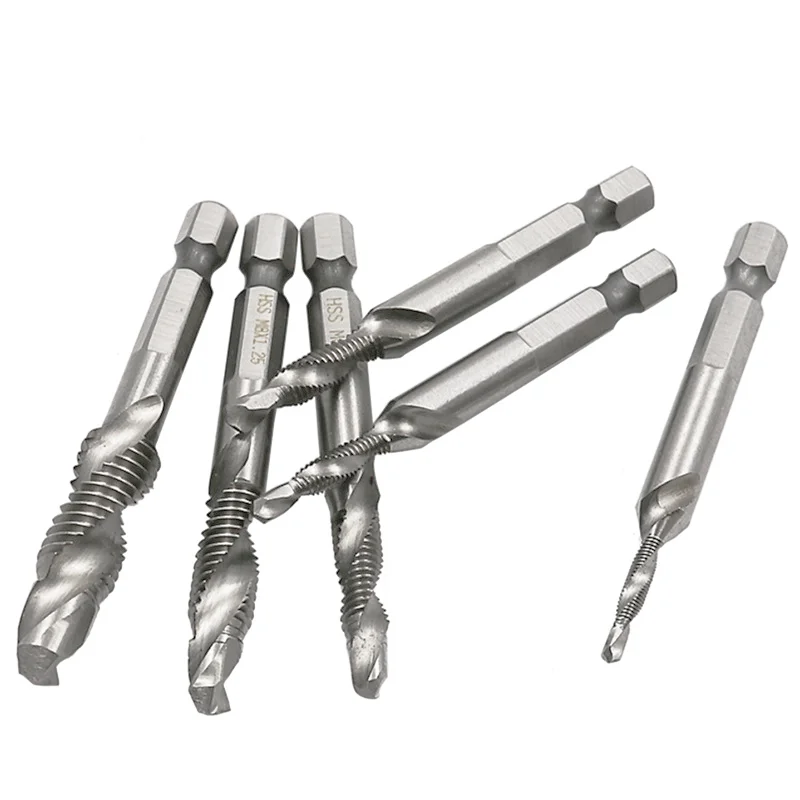 Mango hexagonal de grifo extendido HSS de 70mm, chapado en titanio, rosca métrica, grifo métrico, tornillo de máquina, M3, M4, M5, M6, M8, M10