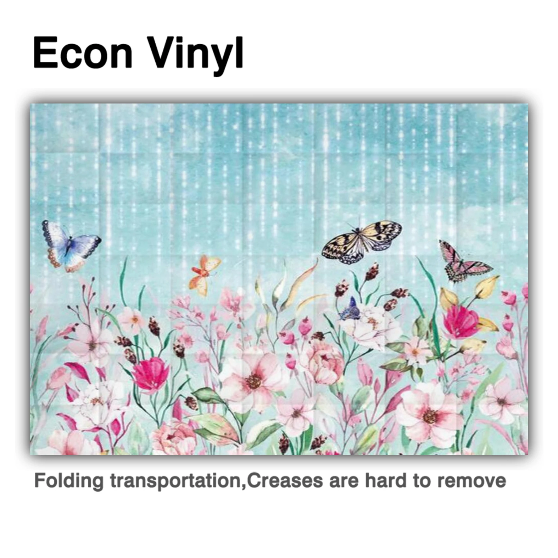 Allenjoy Flowers Background Butterfly Spring Glitter Girl Birthday Newborn Baby Shower Princess Photo Backdrop Photophone