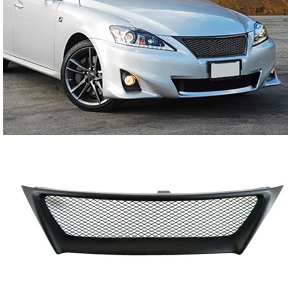 

Front Grille Grill For Lexus IS IS250 IS350 Sedan 2011-2013 6th JDM F Sport 4 Door Fiberglass/Carbon Fiber Bumper Hood Mesh Grid