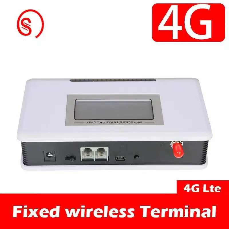 Terminal sem fio fixo 4g, gsm/umts/gprs/edge, telefone conectável/equipamento de gravação, sistema de alarme de apoio, com tela