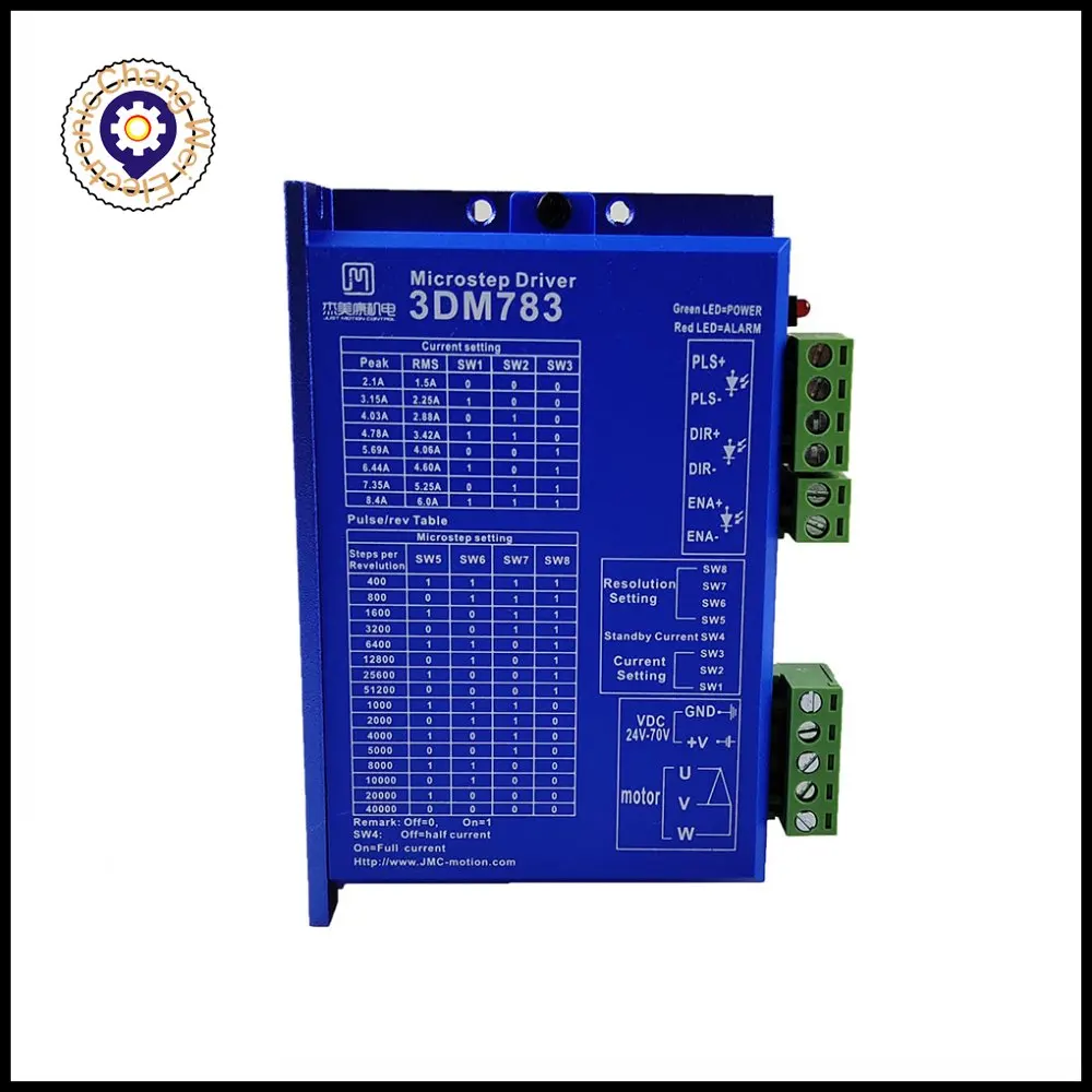 

Трехфазный привод драйвера шагового двигателя UVW, трехфазный двигатель 36 в 250 А, частота импульса кГц JMC, оригинал, аутентичный