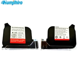 HUMJIHIRO 12.7mm Compatible JS12/2588 Quick-drying Solvent Ink Cartridge Universal Handheld Inkjet Thermal Printer Ink Cartridge