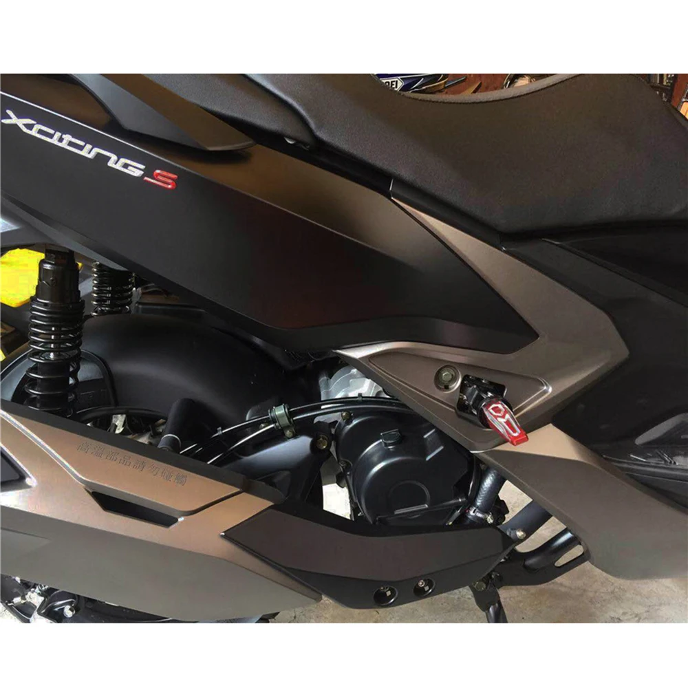 

2024 Brand Newest Motorcycle CNC Aluminum Rear passenger Foot Pegs pedals Footrests For KYMCO Xciting S 400 S400 s400 2017-2020
