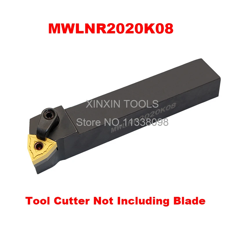 MWLNR2020K08/ MWLNL2020K08 External Turning Tool Holder,Clamping CNC tool holder,Lathe cutting tools for WNMG080404 Inserts