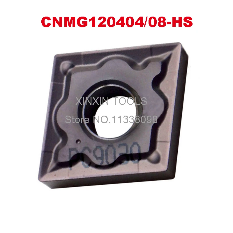 CNMG120404-HS CNMG120408-HS PC9030 original carbide inserts lathe insert tool holder CNC turning MCLNR2020K12 blade