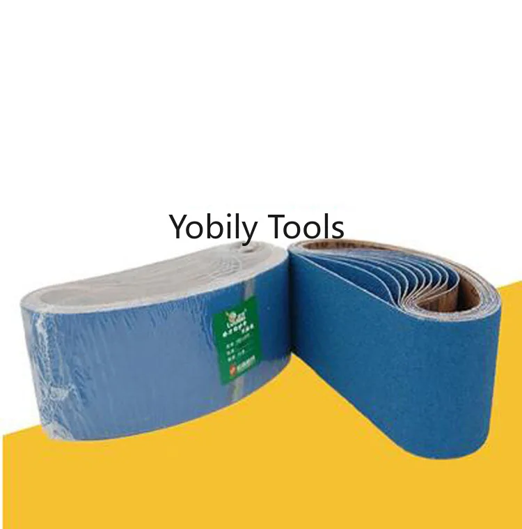 610*100 abrasive belt machine abrasive belt woodworking metal stainless steel polishing abrasive belt roll 10pcs