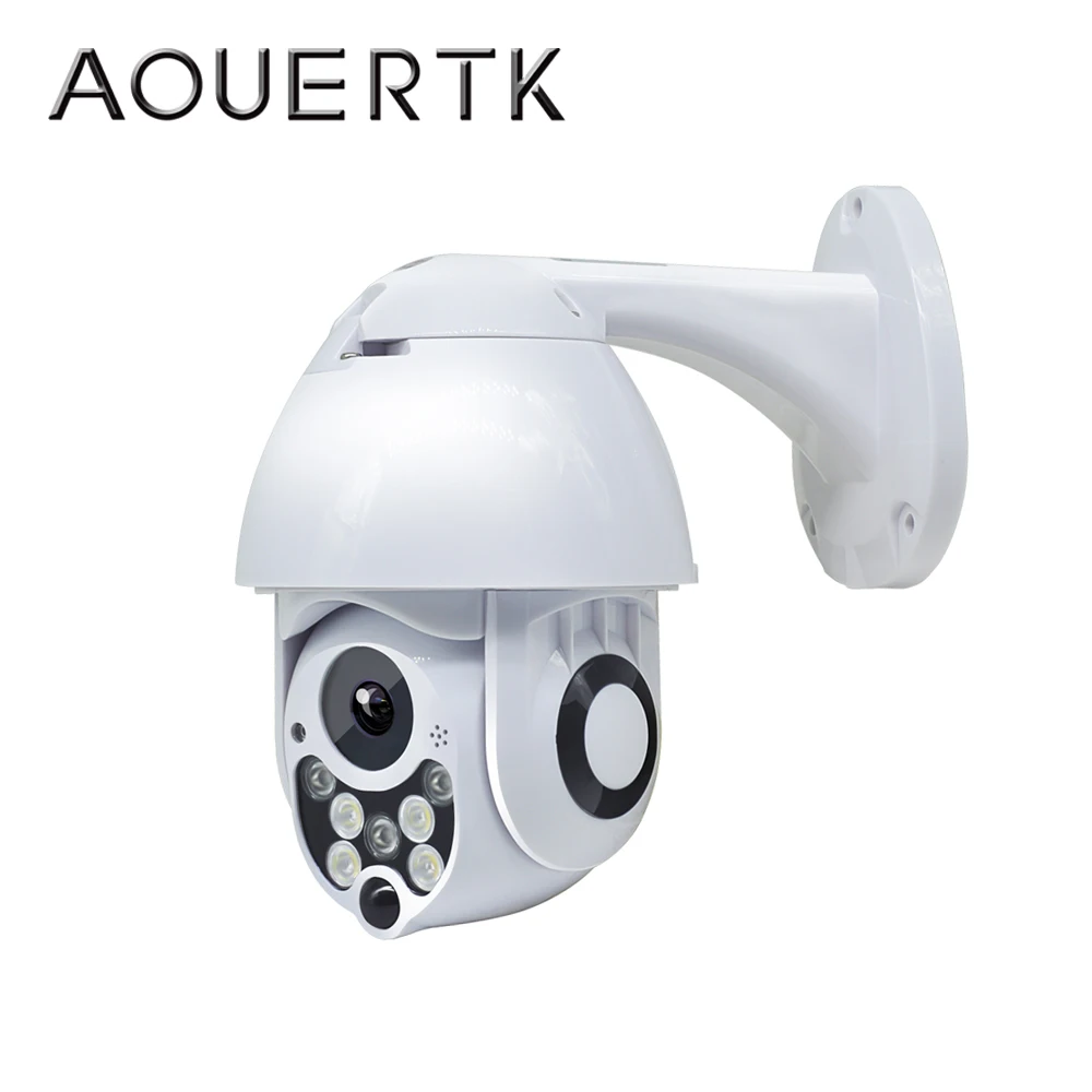 

AOUERTK PTZ IP Camera 1080P Wifi Outdoor Speed Dome Wireless Wifi Security Camera Pan Tilt 4X Digital Zoom 2MP Network CCTV