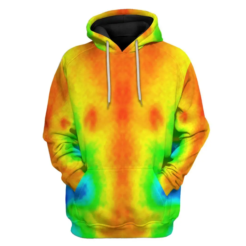 Halloween Body Temperature 3D Printed Autumn Men Hoodies Unisex Casual Pullovers Zip Hoodie Streetwear sudadera hombre DW606