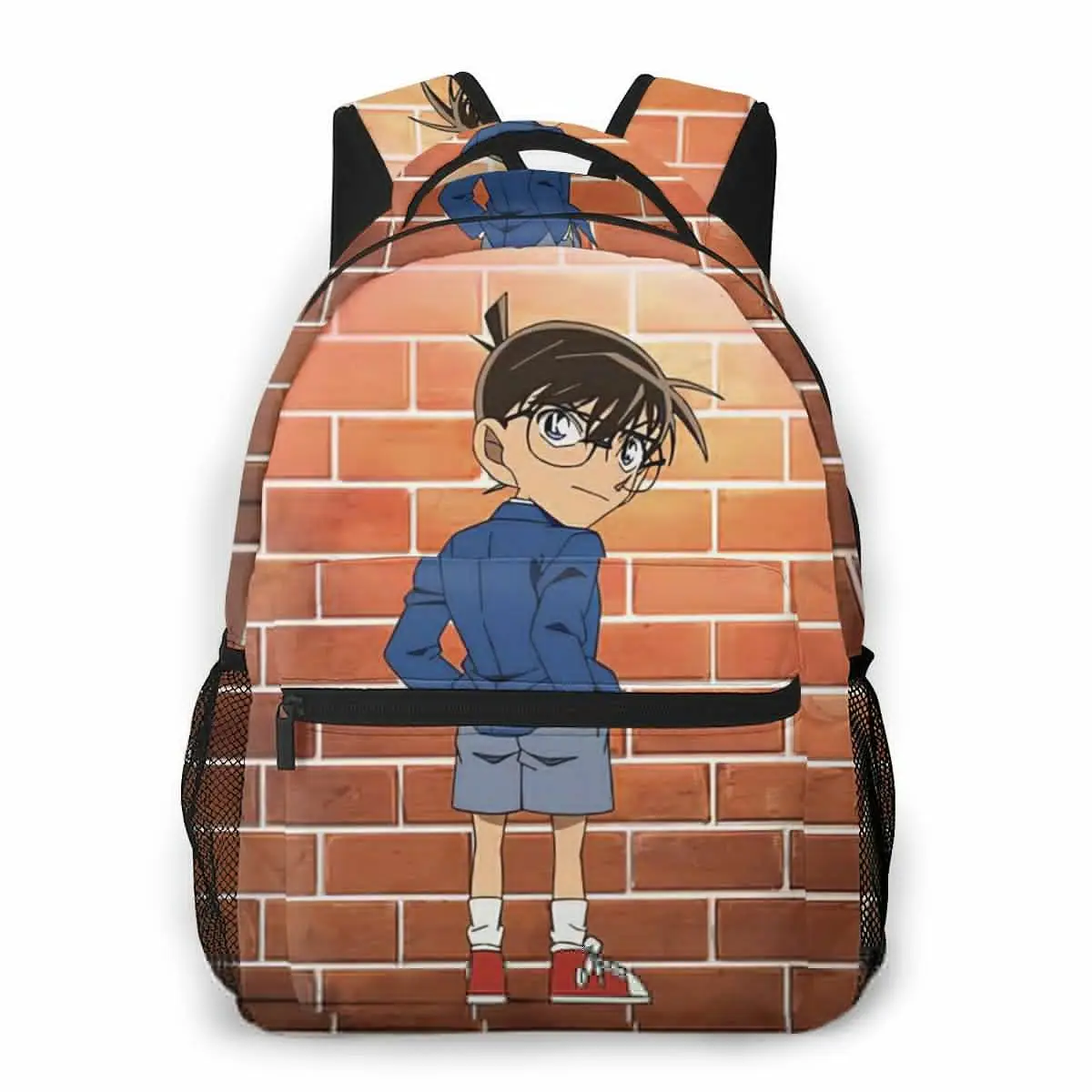 

Рюкзак Detective Conan для девочек и мальчиков, дорожные рюкзаки для подростков, школьная сумка