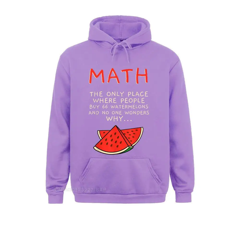 Math And Watermelons Mathematics Calculation Numbers Hoodie Sweatshirts Hoodies Long Sleeve Slim Fit Cosie Hoods Design Women