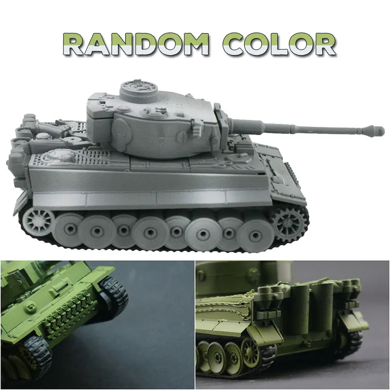 4D Model Building Kits Military Model Assembly Tiger Tank Panzerkampfwagen VI Educational Toys Collection High-density Material