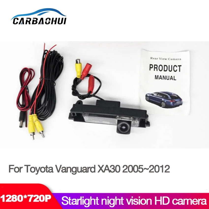 Car wireless Rear View Camera For Toyota Vanguard XA30 2005~2016 CCD HD Night Vision Waterproof car high quality camera /rca