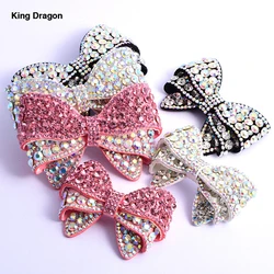 New Arrival Bow Knot Beaded Embroidery Patch Cartoon Patches For Hats Bag Badges Applique For Clothes KD607