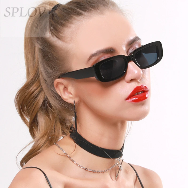 

New Small Rectangle Sunglasses Men Women Retro Luxury Square Sun Glasses Vintage Lunette de Shades Male Female Soleil Femme