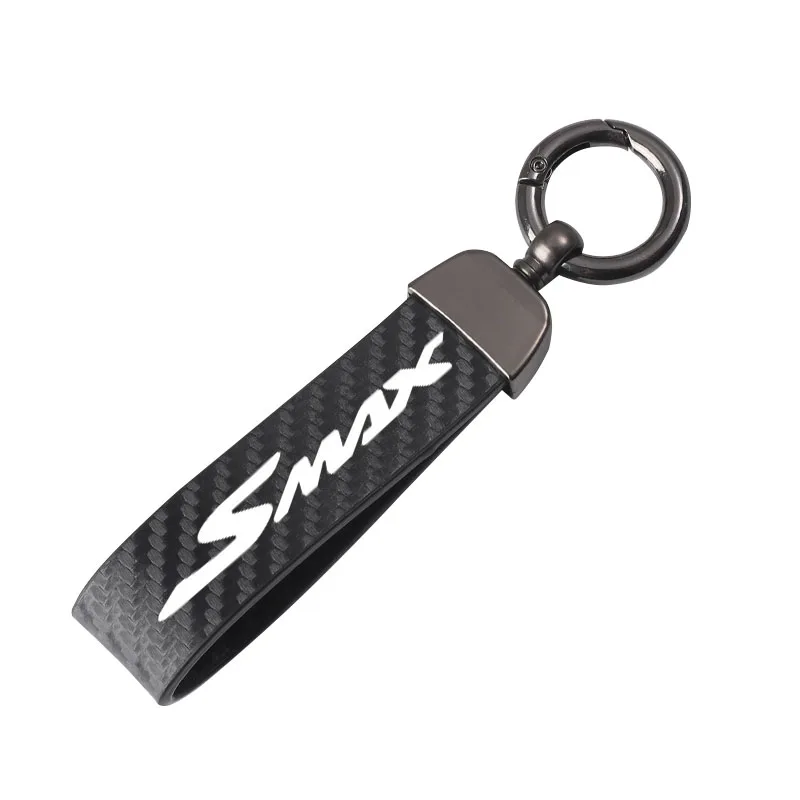 

Carbon fiber motorcycle keychain key ring for Yamaha SMAX Motorcycle Accessories