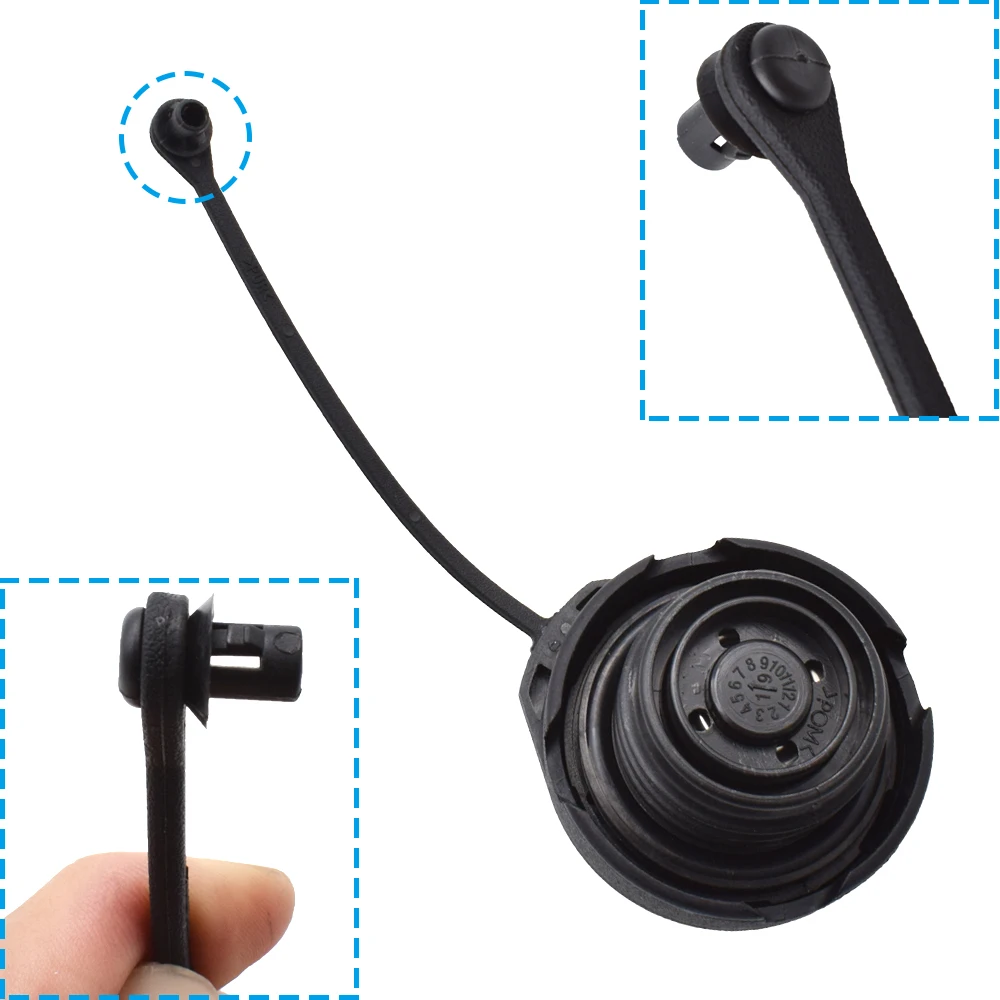 For VW Golf Polo Passat For Audi A4 A6 A8 For Skoda Octavia Leon Fuel Filler Cap Tank Inner Cover Cap Petrol Diesel 1J0201550A