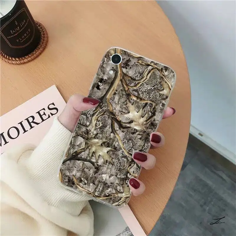 Etui na telefon Realtree Real Tree Camo do iPhone 11 12 13 mini pro XS MAX 8 7 6 6S Plus X 5S SE 2020 XR