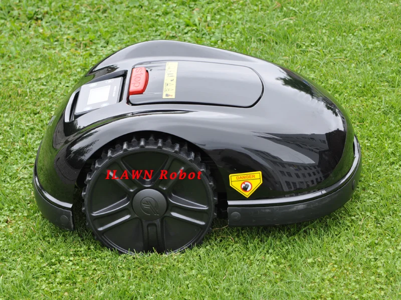 Robot cortacésped con Control por aplicación WIFI, Tractor E1600T con cable de 500m, 500 clavijas y 24 cuchillas