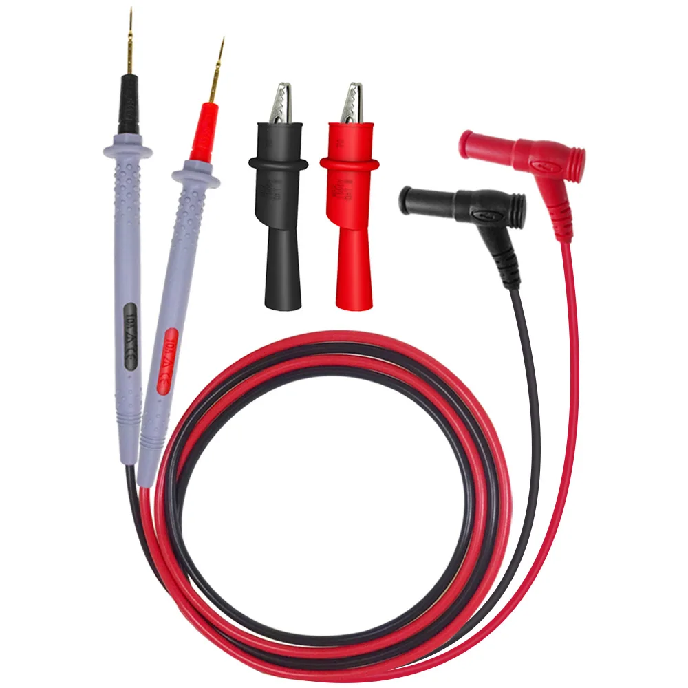 JXSINONE P1506 series Multimeter Probe Test Leads ปลั๊กกล้วย 4 มม. ถึง 0.7 มม. Sharp เข็มตรงกับคลิปจระเข้ 1000V 20A
