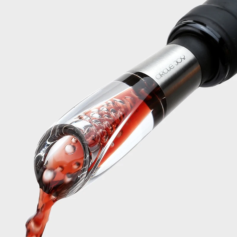 Kreis Freude Elektrische Flasche Opener 4-in-1 Geschenk Box Set 304 Edelstahl Verpackung Geschenk Geeignet Für familie Versammlungen