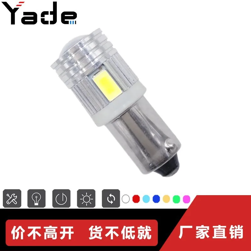 10PCS Car Bulb Ba9s 5630 5730 6smd CANbus LED Car Decoding Side Lamp License Plate Lamp Clearance Sale Items  Car Accessories