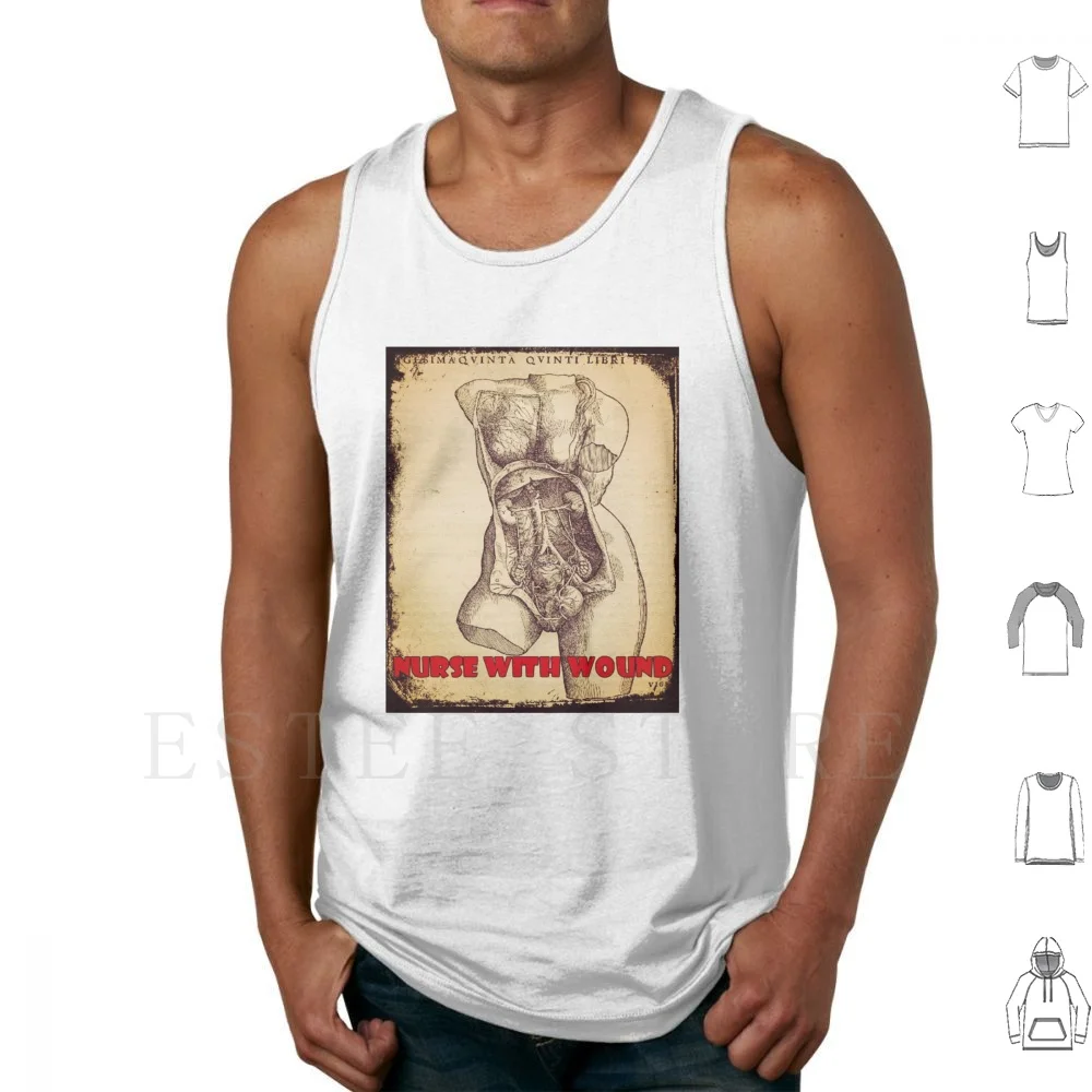 Nurse With Wound Tank Tops Vest Sleeveless Nurse With Wound Nurse With Wound Current 93 Steven Stapleton Throbbing Gristle