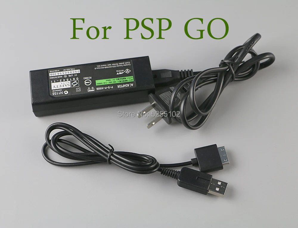 

For Sony PlayStation Portable PSP Go pspgo Charging Cable Data Cord EU/US Plug 5V Home Wall USB Charger Power Supply AC Adapter