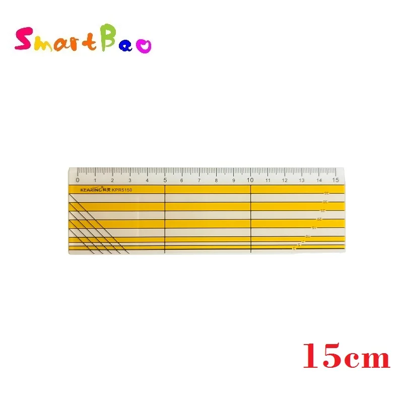 

15cm Acrylic Sewing Ruler Multifunctional Patchwork Ruler DIY Handmade Manual Measuring Ruler 2mm Thick KPR5150