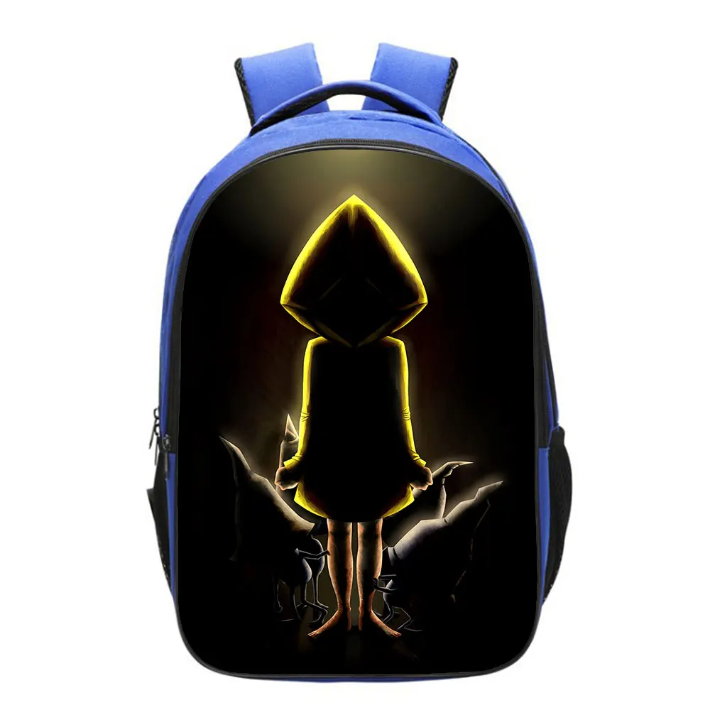 Casual Little Nightmares 2 Backpack Boys School Bag Men  Rucksack School Bag Teens Daily New Adventure Game Knapsack Mochilas