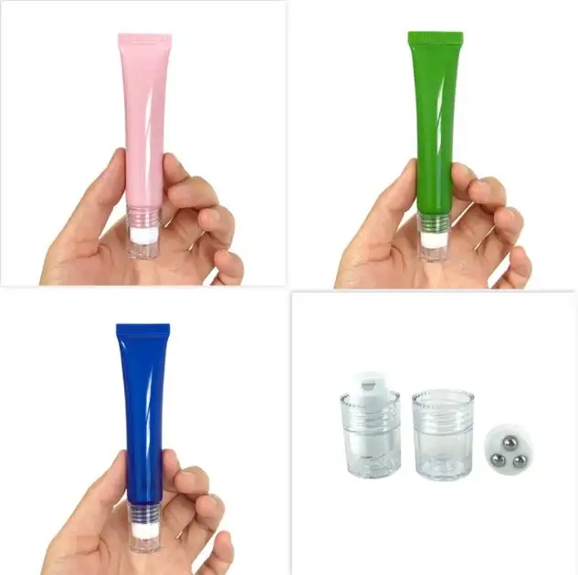 

20pcs Cosmetic Soft Tube 20g plastic Lotion Containers Empty Makeup squeeze tube Refilable Bottles Emulsion Cream Packaging