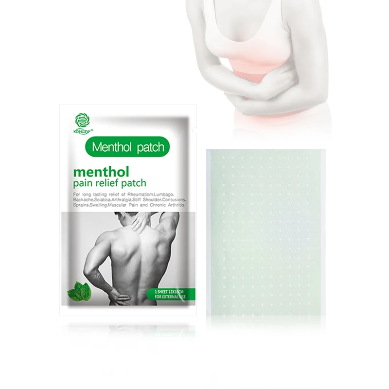 

KONGDY 50Pieces Menthol Plaster Body Pain Relief Patch Neck Pain Relieving Pad 12x18cm Medical Herbal Plaster