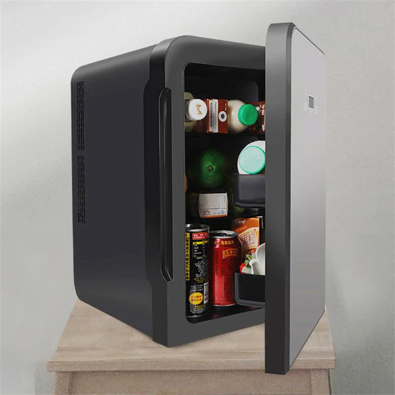 Refrigerador inteligente con pantalla táctil para coche, refrigerador con Control inteligente de temperatura, preservación, cosmético, 100V-240V, 10 unidades