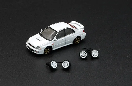 New 1/64 Scale 2001 Impreza WRX STi Light Hand Drive Miniature Car  by BM Creations JUNIOR Diecast toys For Collection