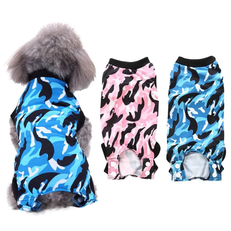 1Pc Pet Dog Cat Protective Jumpsuits Weaning Anti-licking Clothes Cat Sterilization Surgery Suit Recovery Suit Pet Products