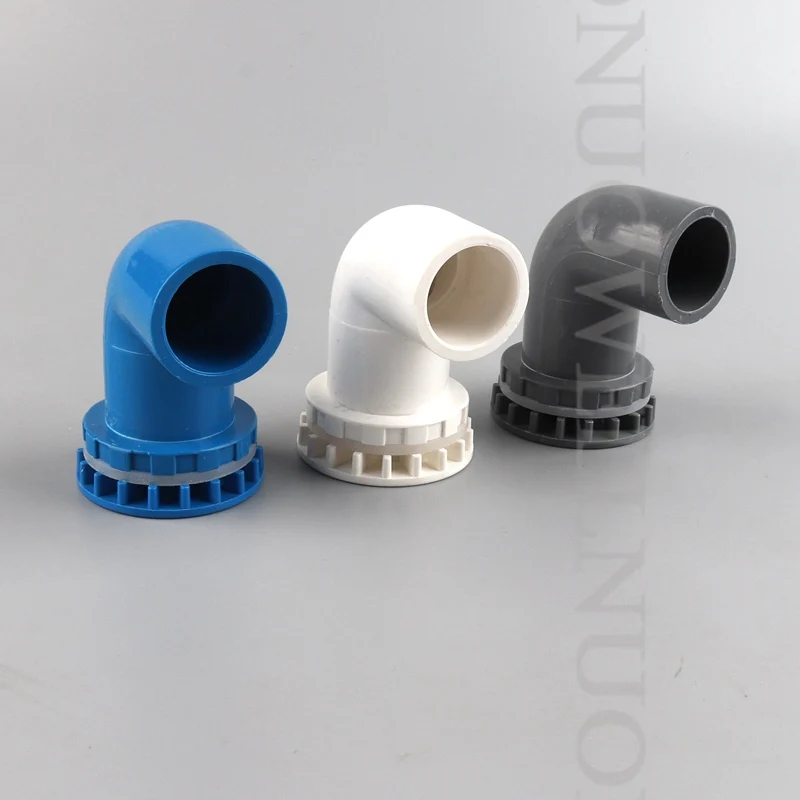 

PVC Pipe Connectors, Aquarium Fish Tank Elbow, Drainage Tube Joints, Filter Fittings, O D 20, 25, 32, 40, 50mm, 10Pcs