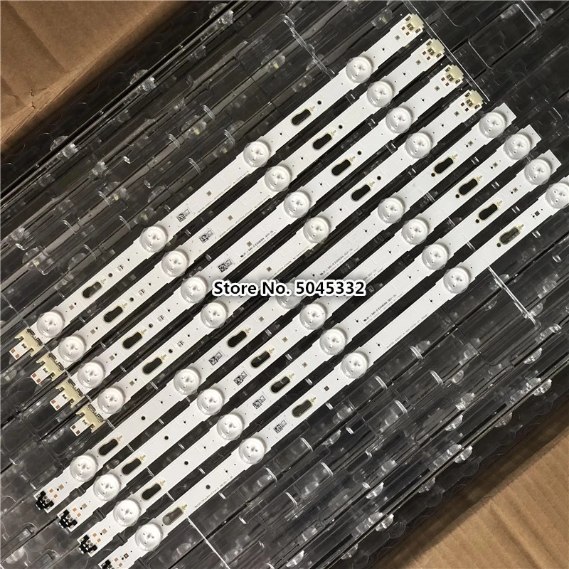 New 8 PCS LED Backlight strip For Samsung UA40J6300 UE40J6300 UE40J6300AK UE40J6500AU BN96-34783A 34784A V5DF-400DCA 400DCB-R2