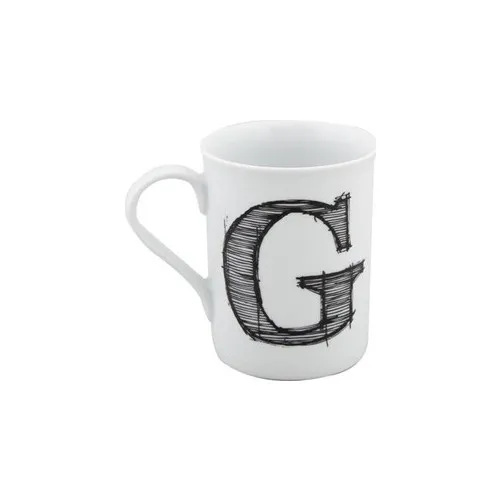 Letter Porcelain Mug (G) tea Coffee Cups Tea Coffee Sets Tea Coffee For Trophy Turkish Tea Cup Set Glass Porcelain Ceramic