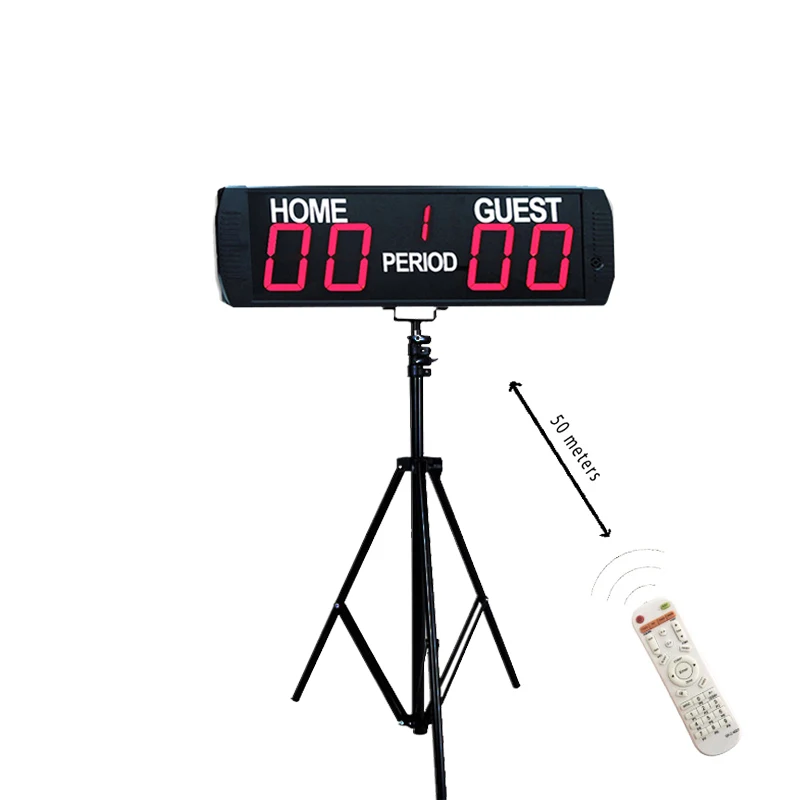 Large Sports Score Board Electronic Digital Football Scoreboards Clock Big Led Soccer Basketball Scoreboard