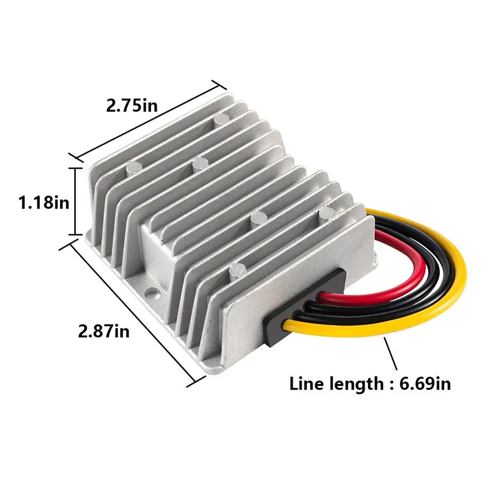 DC 24V to 12V 5A 10A 60W 120W Voltage Regulator Buck Boost Power Converter DC-DC Synchronous Voltage Regulator