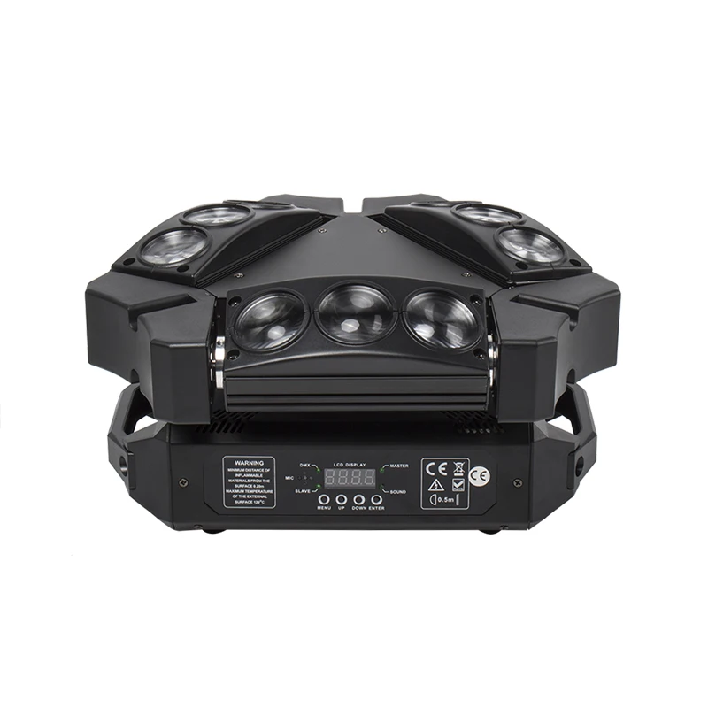 Mini LED 8X6W/9x10W Spider Light RGBW DMX512 Spider Moving Head Beam Light Używane w DJ Disco Bar KTV Stage Lighting SHEHDS