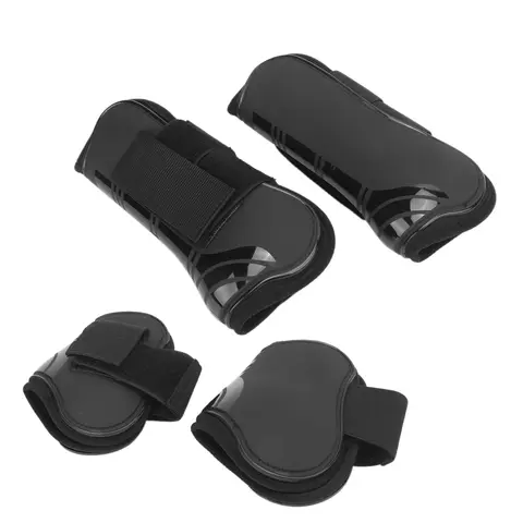1pair Horse Tendon Boots Equestrian Jumping Legs Protection Lightweight and Adjustable Boots for Horse Jumping
