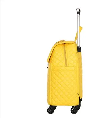 PU Women travel Trolley Bags  wheels Wheeled Luggage bag Cabin rolling luggage suitcase for woman Trolley Suitcase wheeled Bags