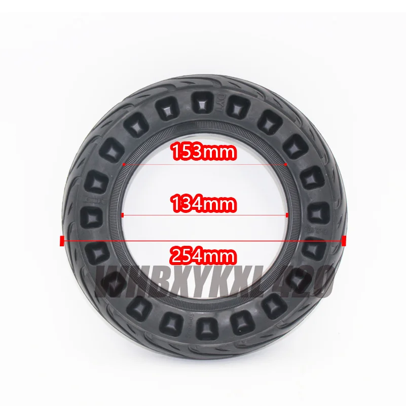 10x2.125 inch high quality tubeless honeycomb thicken tires for electric scooter 10  solid hollow non-slip wheels