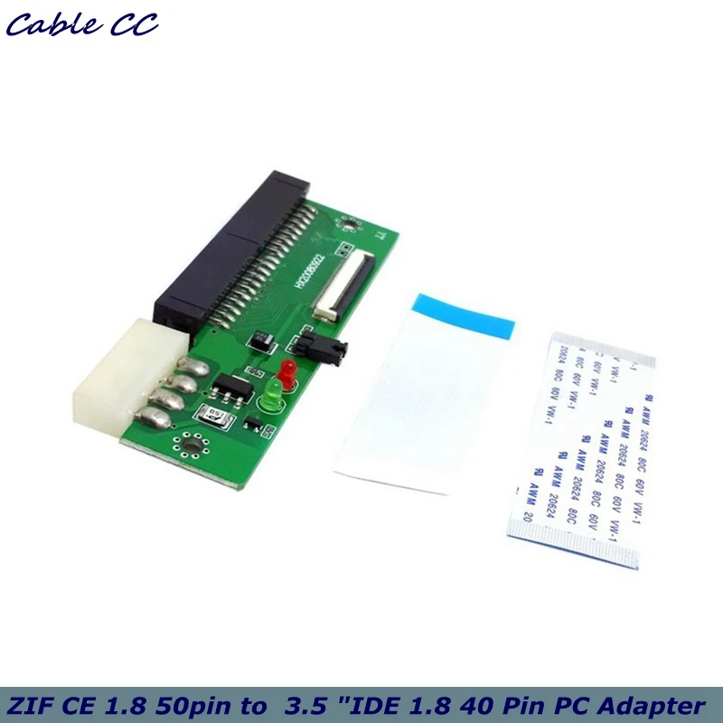 ZIF CE 1.8 Micro Frive 50-pin to 3.5\