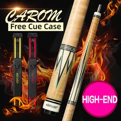 KONLLEN-Carom Cue 3 Cushion Cue 12-12.2mm Tip 142cm 12 Pieces in 1 Maple Shaft 3/8*8 Radial Joint, Professional Korea Libre Cue
