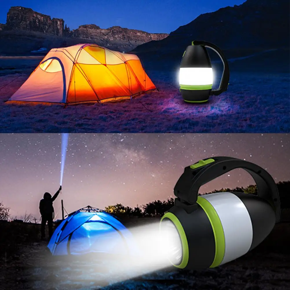 3 in 1 LED Camping Lantern Tent Light Rechargeable Mini Portable LED Lights for Outdoor Camping Hiking Emergency Night Lamp