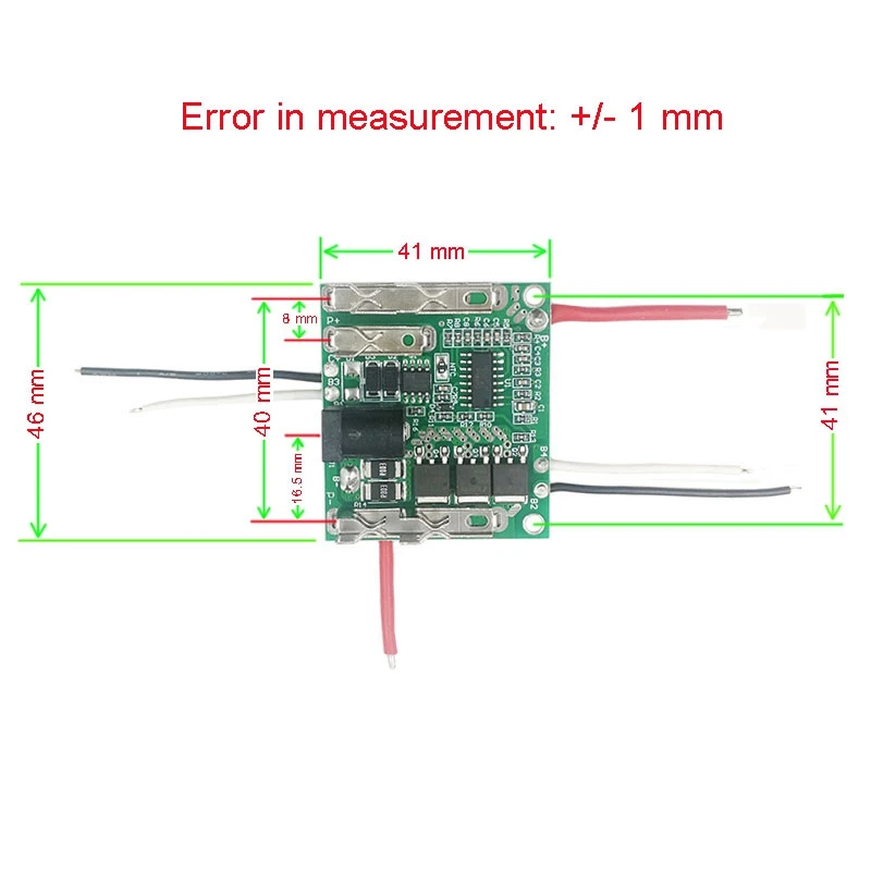 Li-Ion Battery Case Circuit Board PCB for Lomvum Zhipu Hongsong Jingmi No Original Makita 18V Lithium Battery